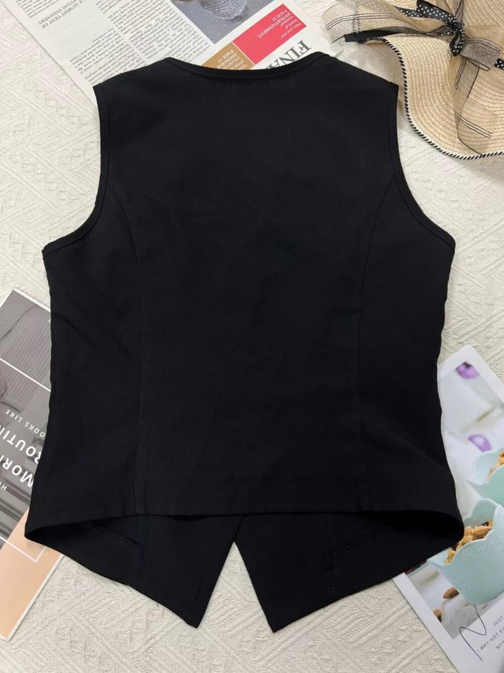 Slim Fit Button-Down Vest - Picture 5 of 5